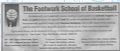 The Advert Announcing the Launching of the Footwork School of Basketball
